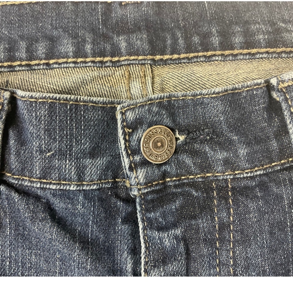 Levi Strauss Co 511 Mens‎ Dark Wash Slim Fit Jeans W34 L34 (fits 34x33) - Picture 7 of 16